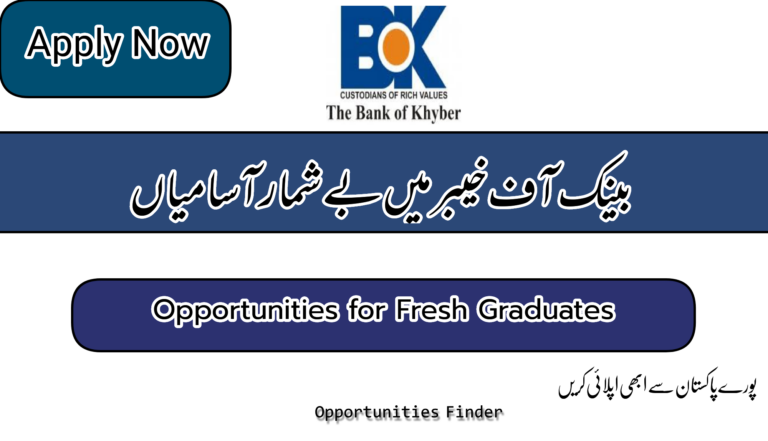 Bank of Khyber Batch Trainee Officers 2022