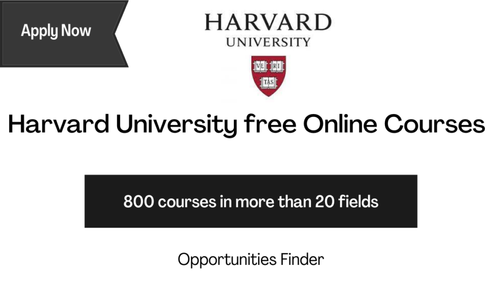 Harvard University Free Online Courses - Opportunities Finder