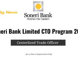 Soneri Bank Limited CTO Program 2022