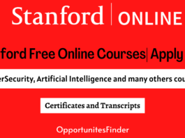 Stanford Free Online Courses Apply Now