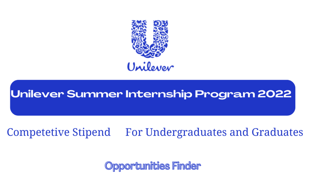 Unilever Summer Internship Program 2022