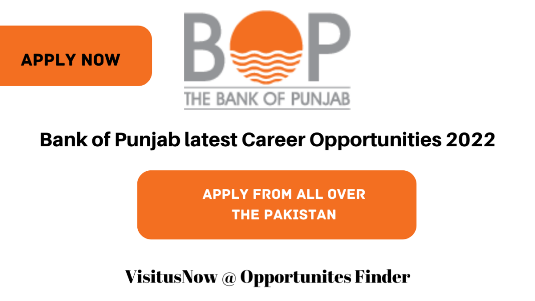 Bank of Punjab latest Career Opportunities 2022