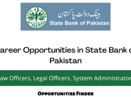 Career Opportunities in State Bank of Pakistan Latest Jobs in SBP