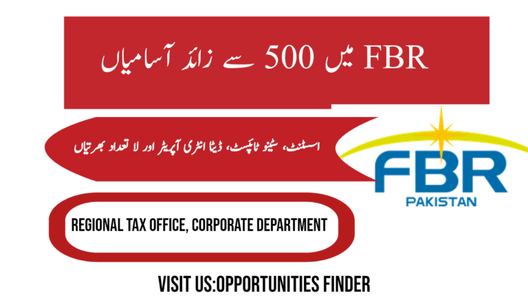 FBR Latest Vacancies 2022