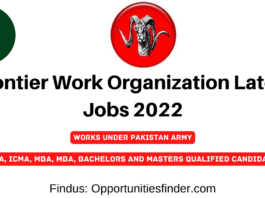 Frontier Work Organization Latest Jobs 2022