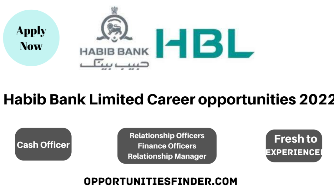 Habib Bank Limited Career opportunities 2022