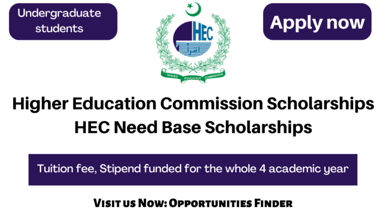 Higher Education Commission Scholarships 2022-2023| HEC Need Base Scholarships