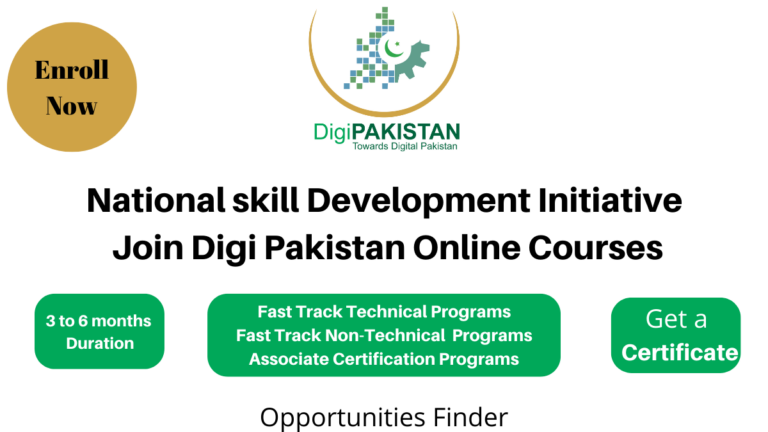 National skill Development Initiative| Join Digi Pakistan Online Courses