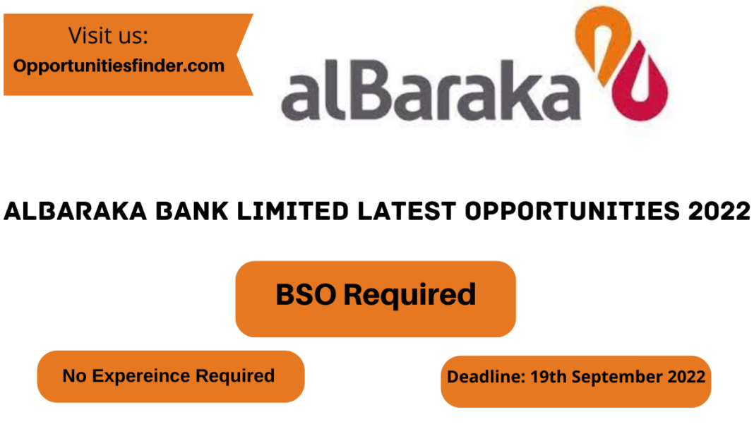 Albaraka Bank Limited Latest opportunities 2022