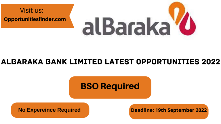 Albaraka Bank Limited Latest opportunities 2022| BSO Required