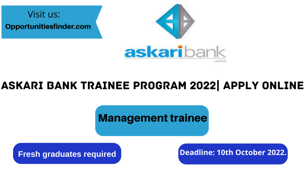 Askari Bank Trainee Program 2022| apply online