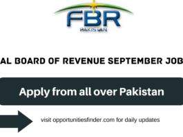 Federal board of revenue September jobs 2022