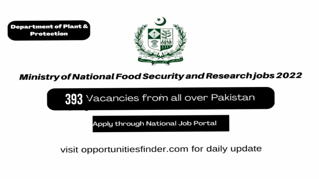 ministry-of-national-food-security-and-research-jobs-2022-department