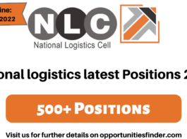 National logistics latest Positions| NLC opportunities 2022