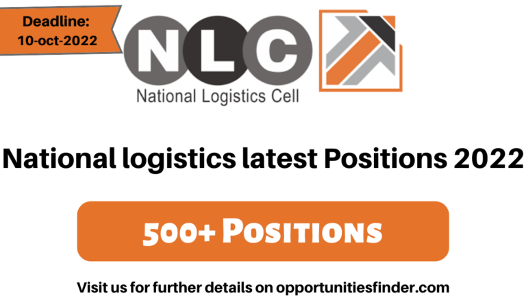 National logistics Cell latest Positions| NLC opportunities 2022