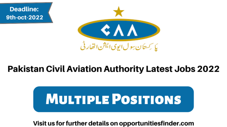 Pakistan Civil Aviation Authority Latest Jobs 2022|CAA Career Opportunities