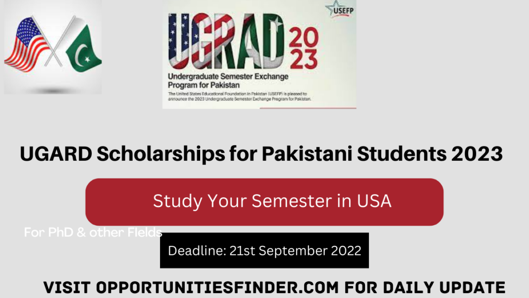 UGARD Scholarships for Pakistani Students 2023