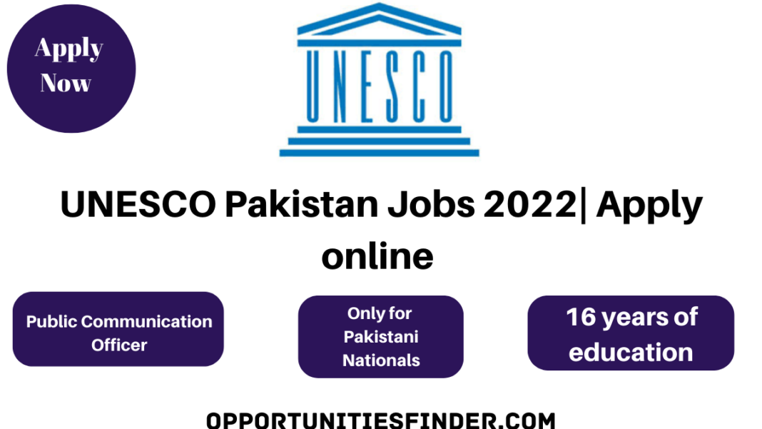 UNESCO Pakistan Jobs 2022 Apply online