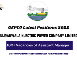 Gujranwala Electric Power Company Limited| GEPCO latest positions 2022