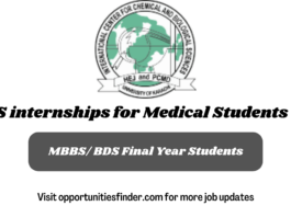 ICCBS internships for Medical Students 2022