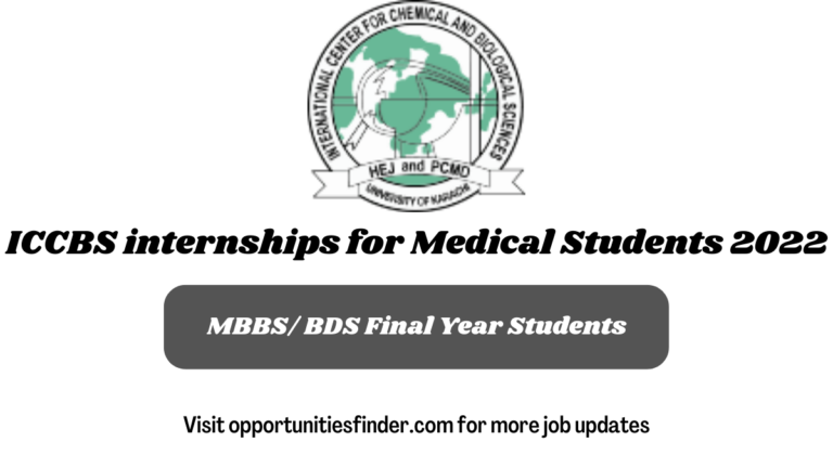 Internship program for Medical and Dental Students| ICCBS internships for Medical Students 2022