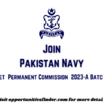 Join Pakistan Navy as PN Cadet Permanent Commission 2023-A Batch