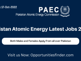 Pakistan Atomic Energy Latest Jobs 2022