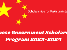 Chinese Government Scholarship Program 2023-2024