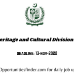 National Heritage and Cultural Division Jobs 2022