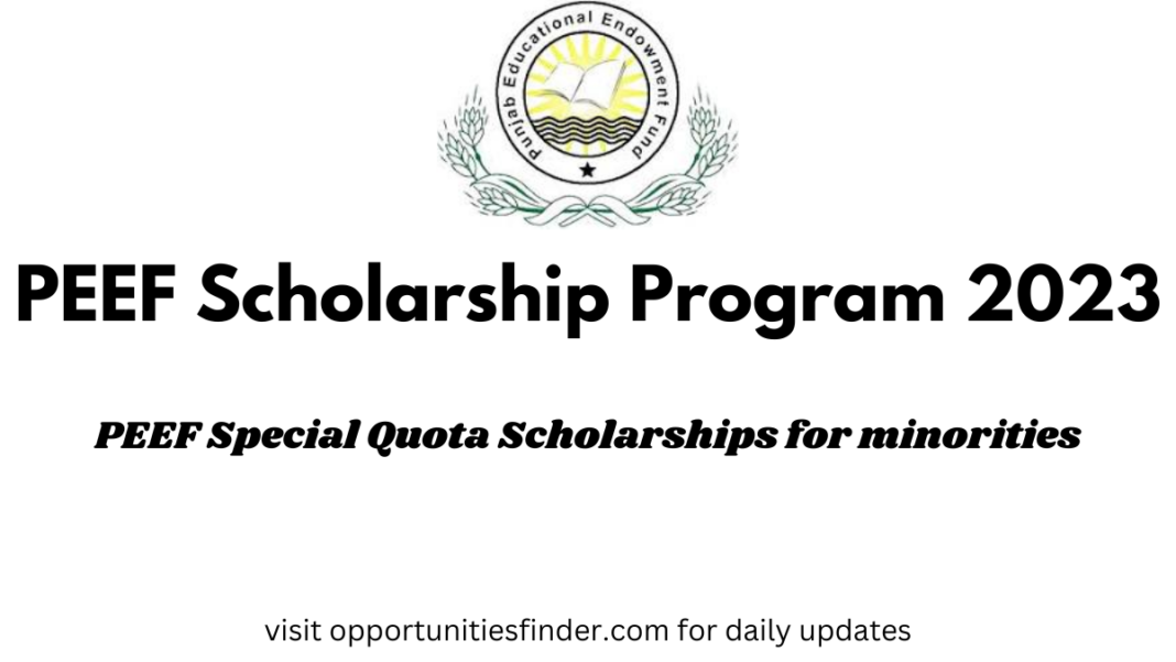 PEEF Scholarship Program 2023 PEEF Special Quota Scholarships