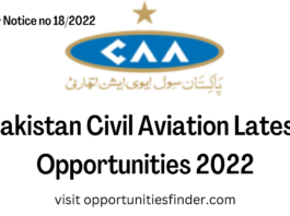 Pakistan Civil Aviation Latest Opportunities| Notice no 18/2022