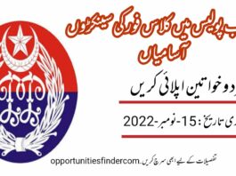 Punjab Police Class IV Vacancies 2022