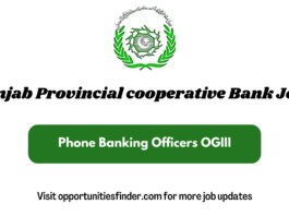 Punjab Provincial cooperative Bank Jobs| PBOs Opportunites 2022