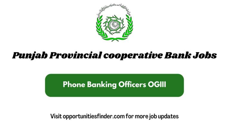 Punjab Provincial cooperative Bank Jobs| PBOs Opportunites 2022