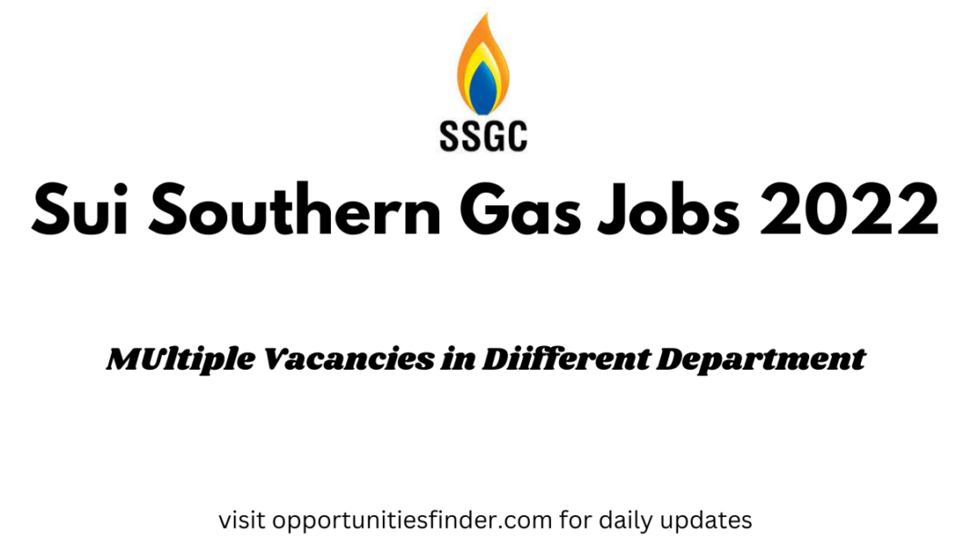 Sui Southern Gas Jobs 2022 SSGCL Latest Jobs 2022
