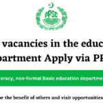 200+ vacancies in the education department Apply via PPSC