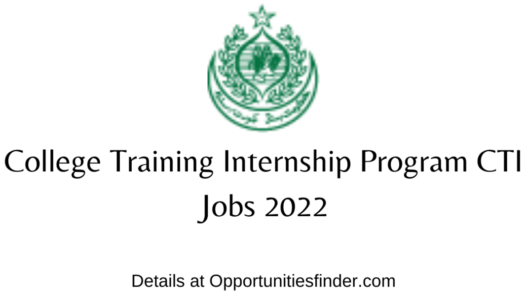 College Training Internship Program CTI Jobs 2022