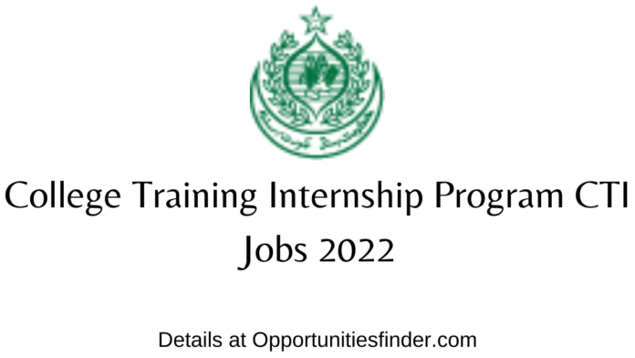 College Training Internship Program CTI Jobs 2022