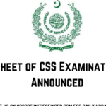 Date sheet of CSS Examination 2023 Announced