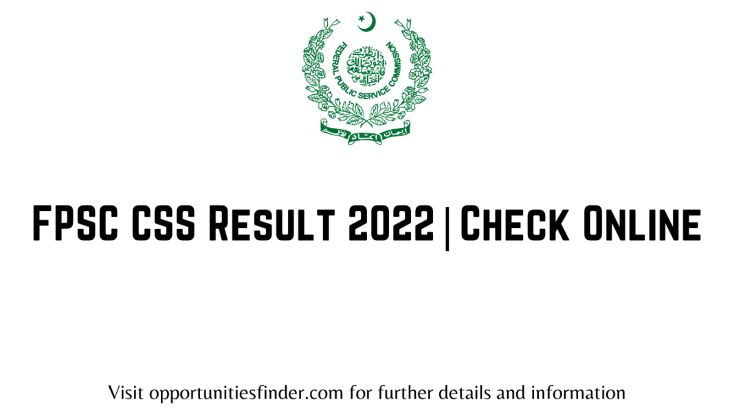 FPSC CSS Result 2022|Check Online