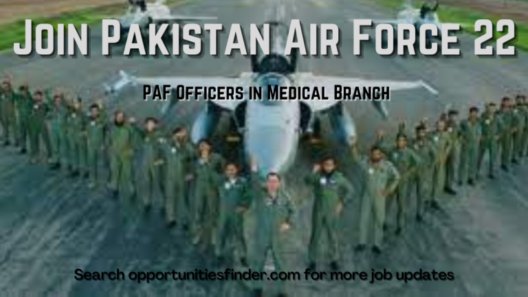 Join Pakistan Air Force| PAF Officers in Medical Branch