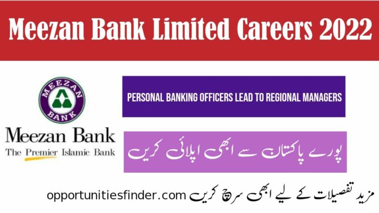 Meezan Bank Limited Latest Careers 2022| Fresh Graduates opportunities