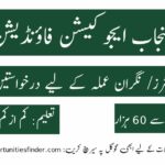 Punjab Education Foundation Invigilators Opportunities 2022