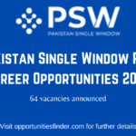 Pakistan Single Window PSW Career Opportunities 2022