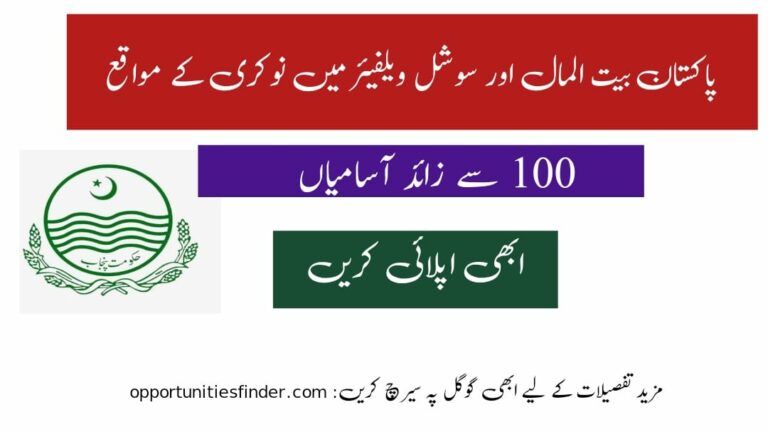 Pakistan Bait ul Maal & SWD Latest  Vacancies| Latest Jobs 2023