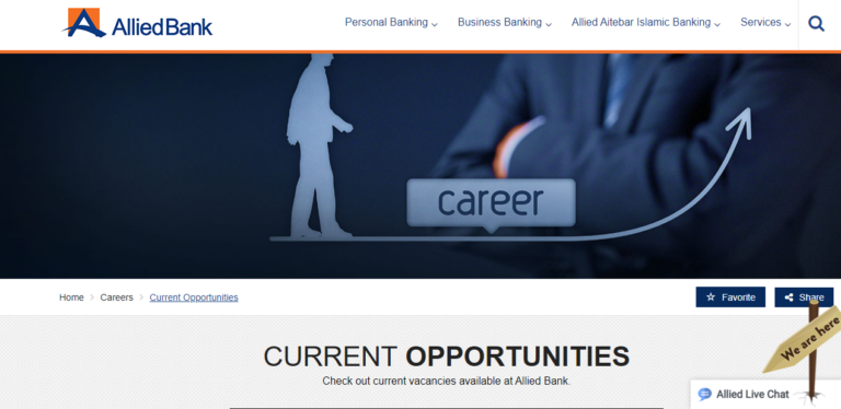 Allied Bank Limited Current Opportunities 2023| Join as Teller