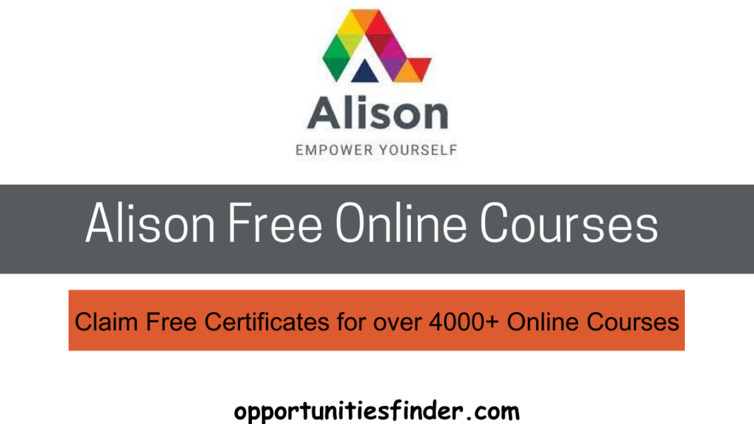 Alison Free Online Courses