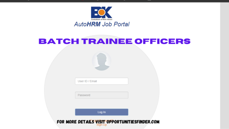 Bank of Khyber Batch Trainee Officers 2023