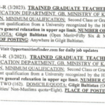 FPSC Teaching Jobs 2023