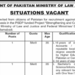 MINISTRY of Law And Justice Vacant Positions 2023